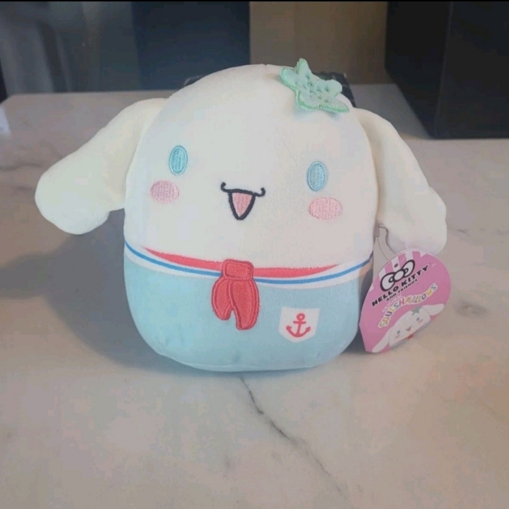 NWT Squishmallows 7" Sanrio Sailor Nautical Cinnamoroll Hello Kitty Plush
